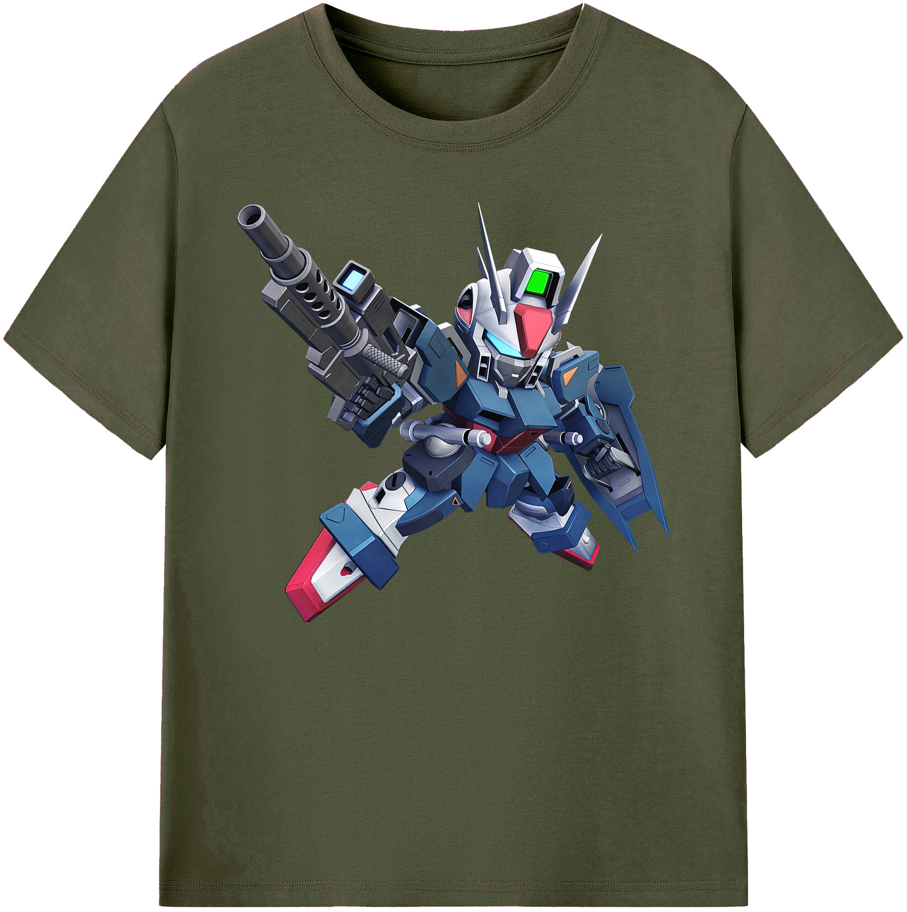 （画像用） 機動戦士ガンダム Mobile Suit Gundam 綿100％ メンズ半袖Tシャツ｜肌触りやわらか＆通気性